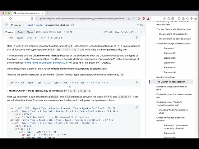 Tutorial on Church-Yoneda and Church-co-Yoneda identities