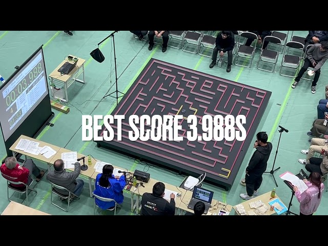 Which one was the best path in 2023 All Japan student micromouse contest?