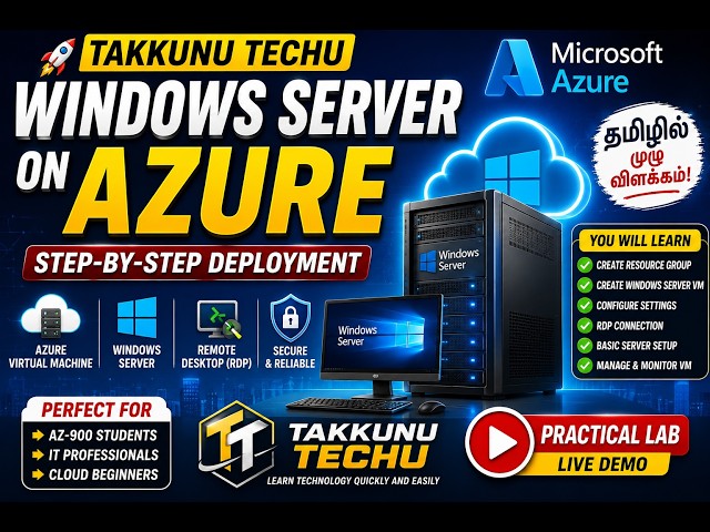 Windows Server on Microsoft Azure | Step-by-Step Deployment | Azure Virtual Machine Tutorial