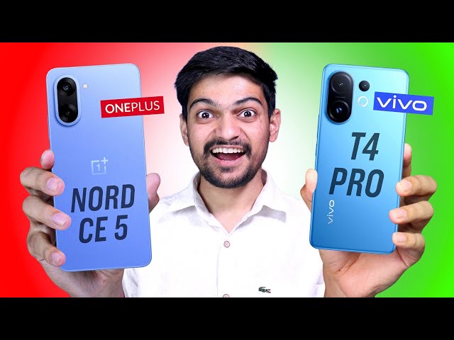 vivo T4 Pro vs OnePlus Nord CE 5 Full Comparison ⚡️