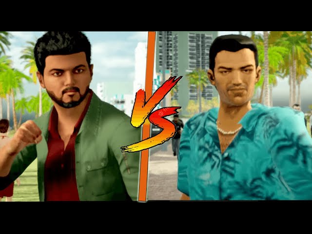 GTA Vice City MOD Actor Vijay Vs Tommy Vercetti | Remastered Gameplay Boss Fight MOD
