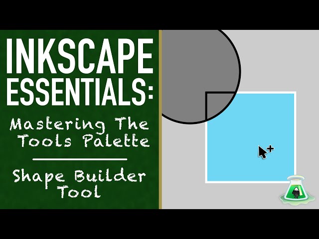 Inkscape Tutorial for Beginners: How to Use the Shape Builder Tool to Merge and Create Vector Shapes