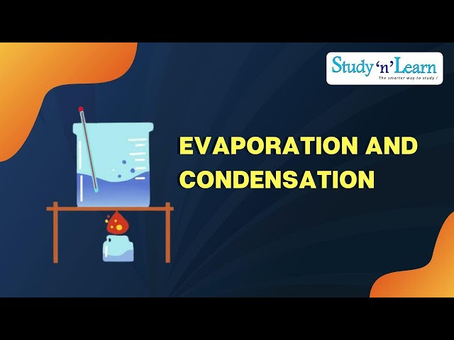 Evaporation and Condensation- Science | Class 6