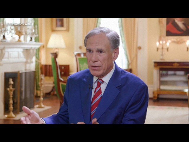 Texas Gov. Greg Abbott discusses data centers in the state