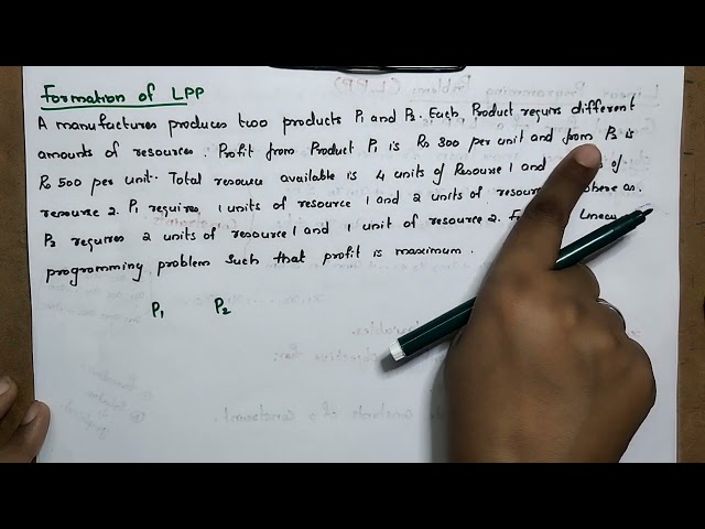 LPP Linear Programming Problem Formation|GAMAT101 Group A Mathematics for Information Science|Part 6