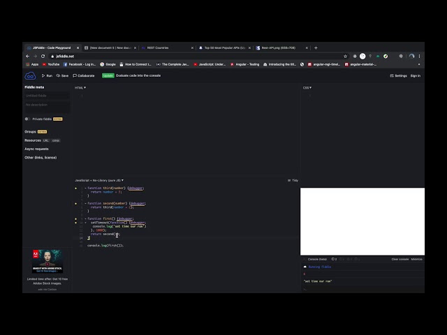 JS Tutorial: Part 4 - Closures, Promise and Callbacks