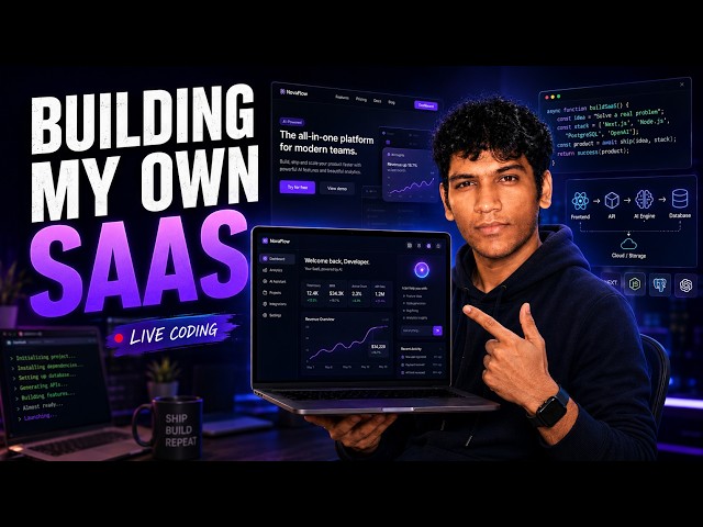 Development Sunday #1 | Building My Own SaaS App For Fun | Live Coding Session