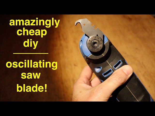 Amazingly Cheap DIY ● Oscillating Saw Blade !
