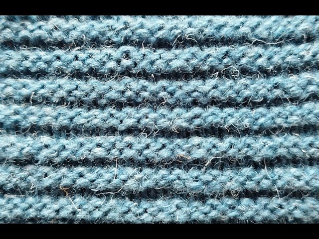 Tutorial – for Beginners step by step – super easy reversible knitting stitch pattern (132)
