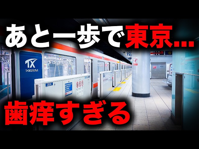 【東京まであと900m】首都一歩手前で力尽きてしまうあまりにも歯痒い終電を乗り通してみた｜終電で終点に行ってみた#161