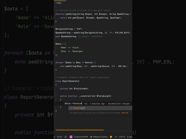 Why use str_pad for string formatting in php? master phps str_pad perfectly format strings in php!