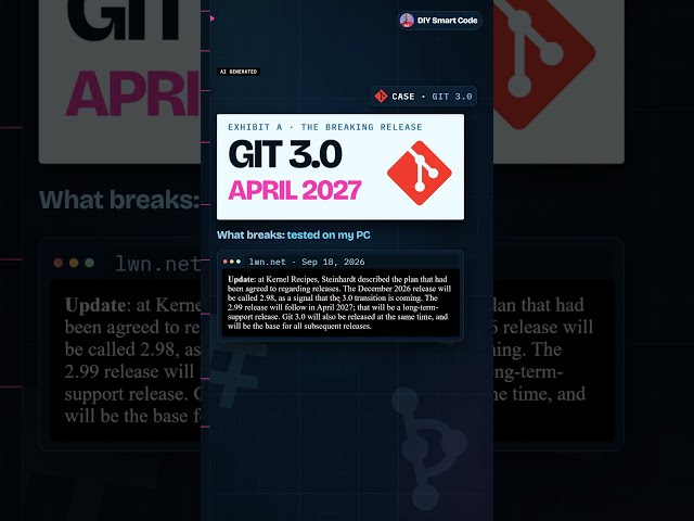 Why you need to update your Git repos now! #git #devops