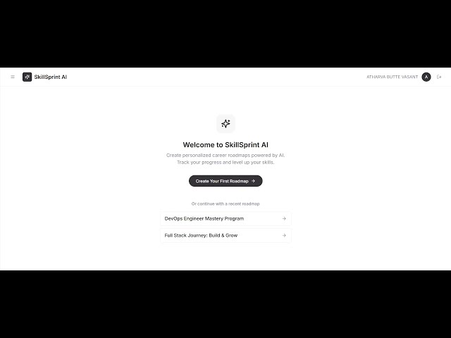 SkillSprint AI | Personalized Placement Roadmap Generator (Hackathon Demo)