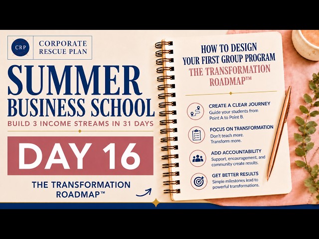How to Create Your First Group Coaching Program (That Actually Gets Results): Business School Day 16