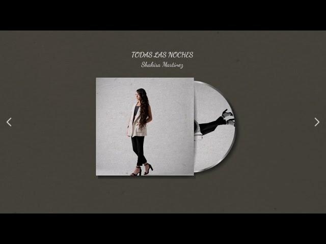 Shakira Martinez - Todas las noches (Cover Art)