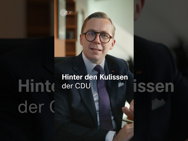 Inside the CDU: Behind the scenes of the Chancellor's party | #merz #amthor #electioncampaign #cdu