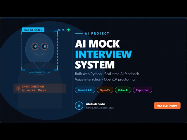 AI Mock Interview System — Real-Time Evaluation, Voice Interaction & Cheat Detection