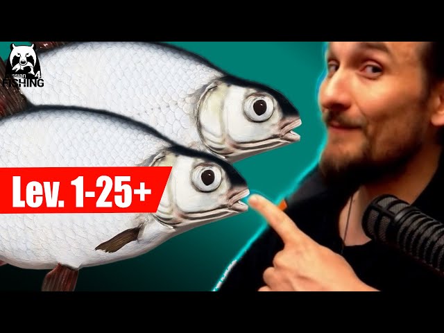 Russian Fishing 4 - Windenbach - Silber und XP: Zobel, Zope, Nase