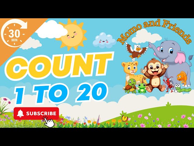 Learn to count 1 to 20 #countingnumbers #preschool #toddler #toddlerlearning #kidslearning