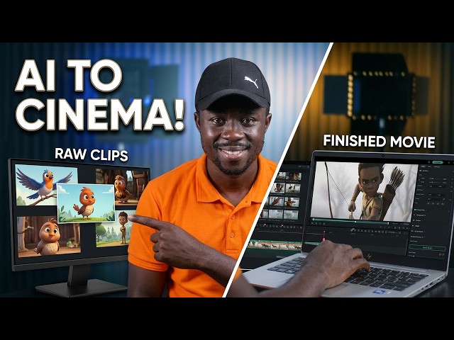 How To Edit Ai videos into Complete Movies With FREE AI (Step-by-Step)