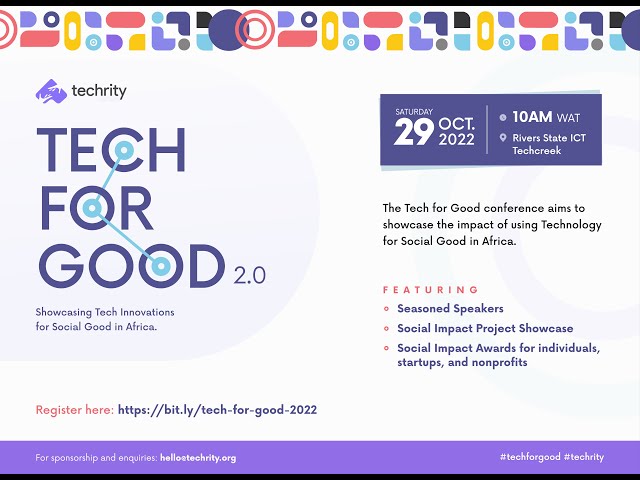 TECH FOR  GOOD 2.0 (#T4G2)