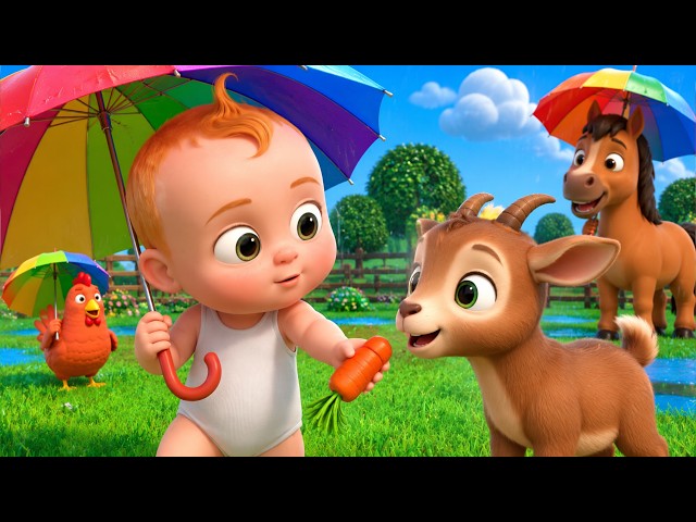 Rain Rain Go Away Song |+Compilation  | Lala Loops Kids Songs & Nursery Rhymes & cartoon