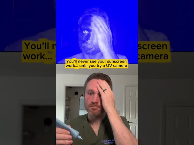 Sunscreen with a UV camera!