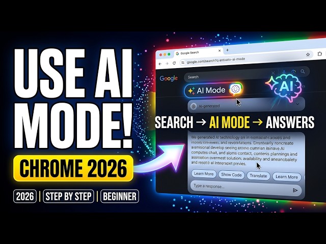 How to Use AI Mode in Google Chrome | (2026) Google AI Tutorial | Learn AI Tools