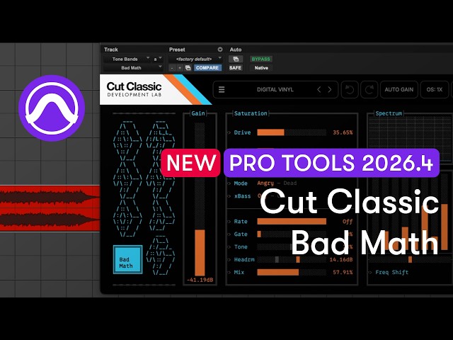 How to Use Cut Classic Bad Math in Pro Tools
