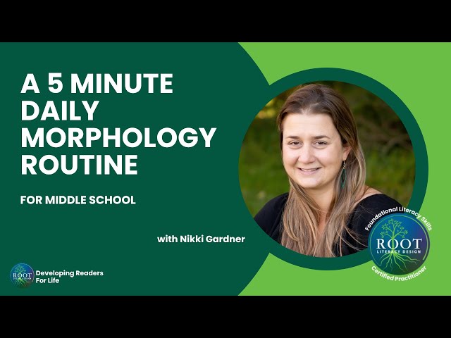 Science of Reading: 5-Minute Morphology Routine - A Daily Word-Building Structured Literacy Activity