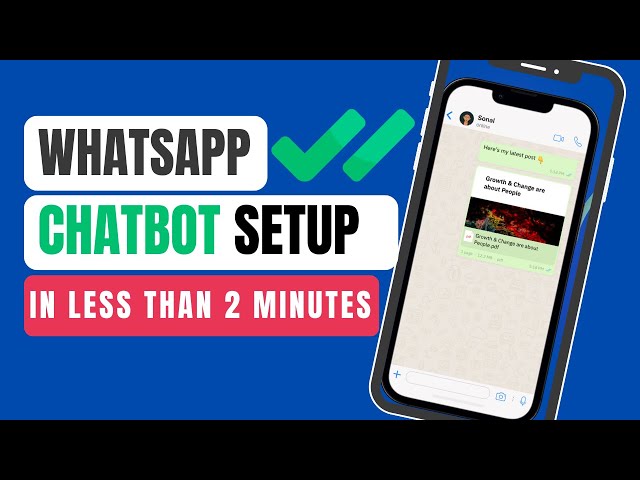 How to create WhatsApp Chatbot in less than 2 minutes!