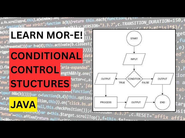 (TAGALOG) JAVA - CONDITIONAL CONTROL STUCTURES - HOW TO USE AND MEANING.