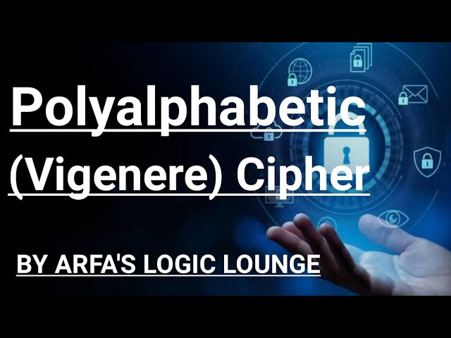 Polyalphabetic Cipher (Vigenère Cipher) Explained with Example | Encryption & Decryption