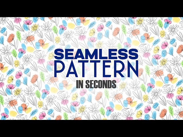 Create and Extract Seamless Patterns in Seconds