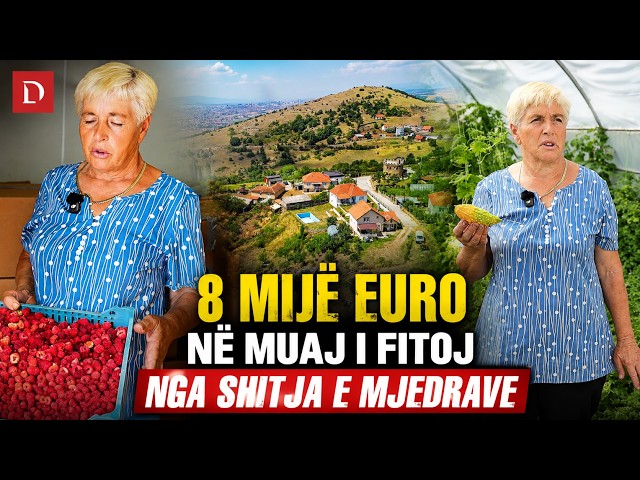 8 mijë euro në muaj nga shitja e mjedrave - Fermerja nga Prishtina që kultivon edhe pjepër të hidhur