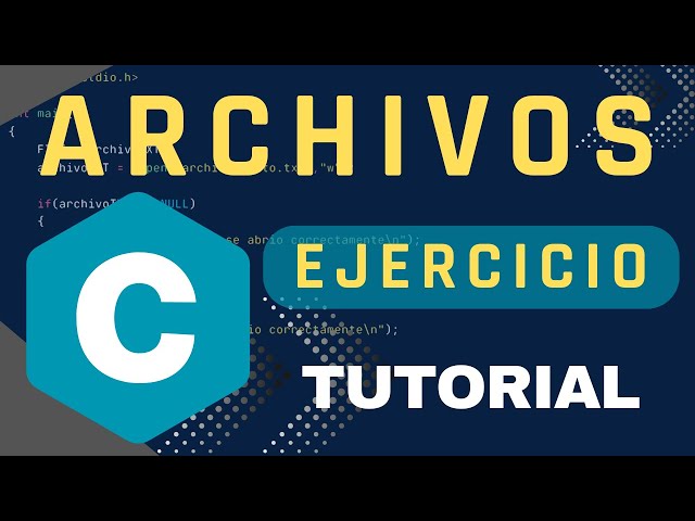 Programación en C: Archivos | Ejercicio integrador: Vector de struct y archivos de texto