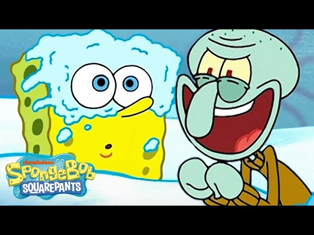 SpongeBob’s SNOWIEST Adventures Ever! ❄️ | 45 Minute Compilation | SpongeBob