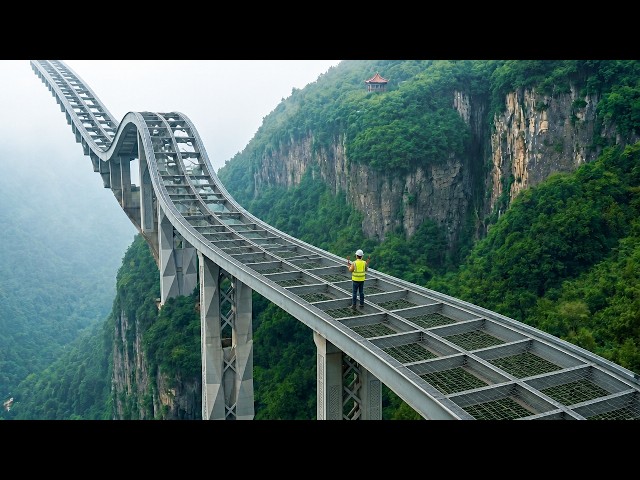 How China Built an Impossible Bridge over a massive Canyon - Engineering Marvel (Full Process)