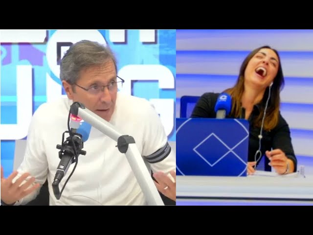 Andrea Peláez arrives an hour and a half late to Game Time and gets into Paco González's anger.