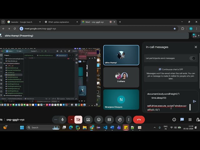 Python Selenium Alerts Executor
