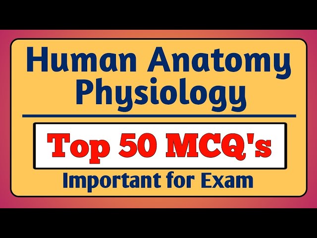 Human Anatomy & Physiology Top 50 MCQ's | D pharmacy | B Pharmacy #bteup #msbte #pharmacy