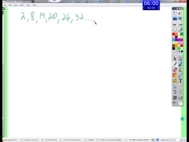 Period 4: 2.5: recursively defined sequences