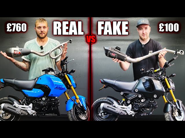 We Compared a Real Yoshimura Grom Exhaust to a £100 AliExpress One!