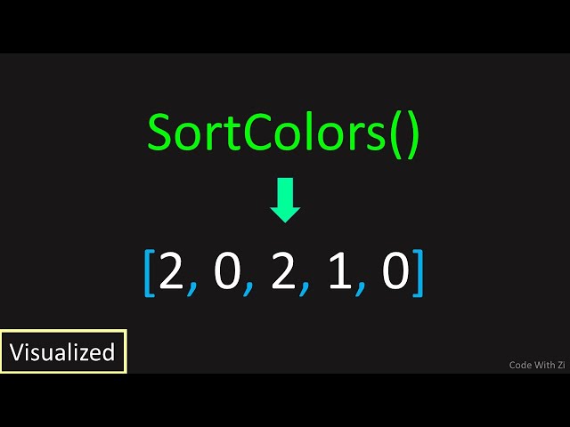 Can You Sort an Array Efficiently? (LeetCode 75: Sort Colors)