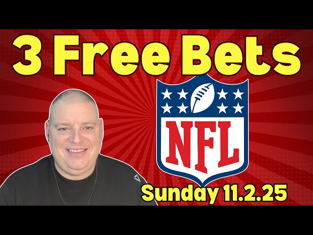 Sunday 3 Free Betting Picks & Predictions - 11/2/25 l Craig's Picks & Predictions