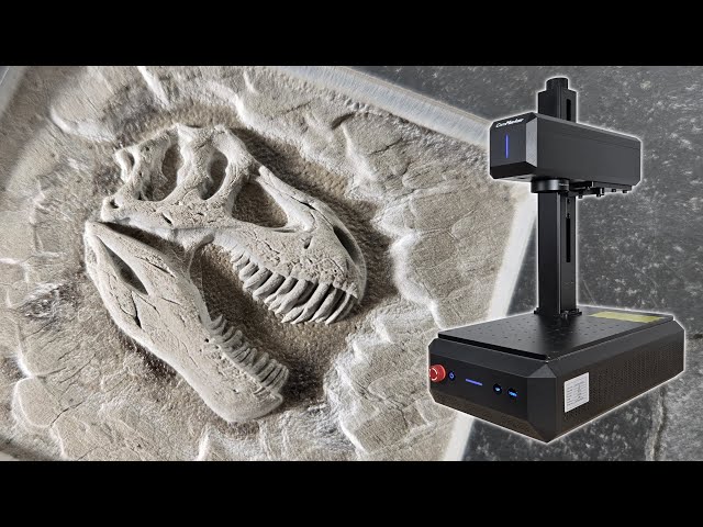 3D Engraving, Metal Cutting & Spot Welding W/ ComMarker B6 Fiber Laser Engraver