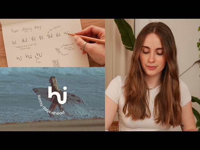 Designing a clothing brand identity *from start to finish*