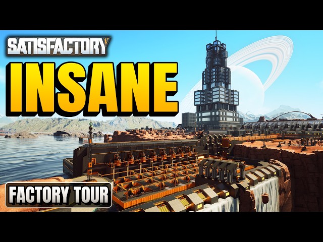 This Factory is INSANE - Gorgeous Satisfactory World Tour