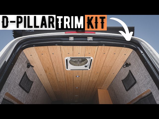 Go Code Overland D-pillar Trim Kit install and Review | Van Life