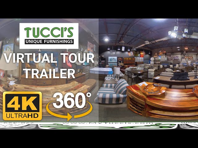 Tucci's Unique Furnishings - Custom Virtual Tour Trailer